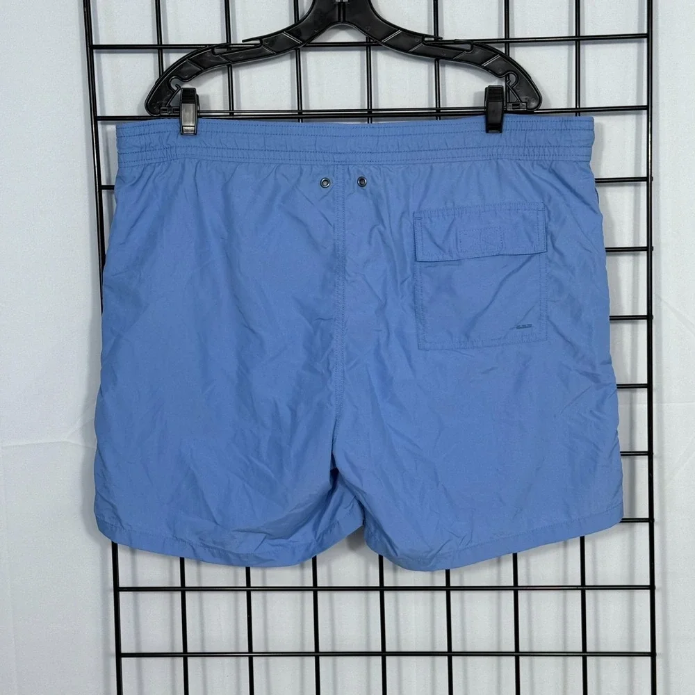 Vintage Polo by Ralph Lauren Swim Trunks Mens XL Blue Lined Coastal Preppy Beach